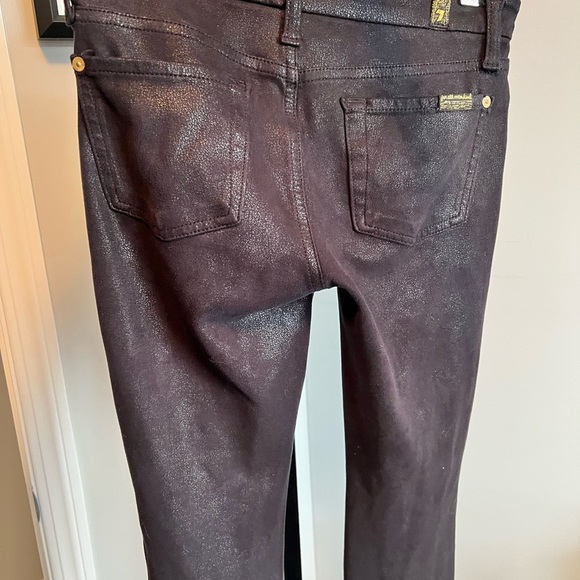 7 FOR ALL MANKIND SPANDEX JEGGINGS SZ 24 - Picture 6 of 9